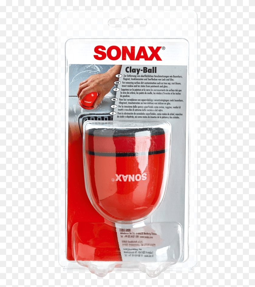 465x886 Sonax Clay Ball Sonax Clay Ball, Glass, Cup, Ketchup HD PNG Download