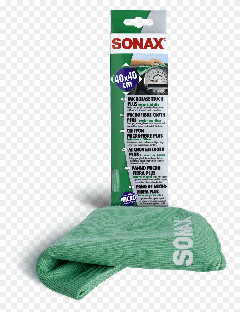 1335x1766 Sonax Microfibre Cloth Plus Interior Amp Glass, First Aid, Bandage, Flyer HD PNG Download