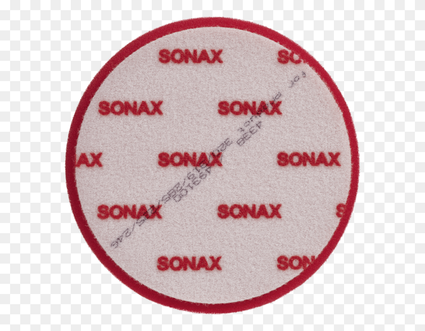 587x593 Sonax Polierschwamm Rot 160 Hart Schleifpad Красная Полировка, Полировка, Логотип, Символ, Товарный Знак Hd Png Скачать
