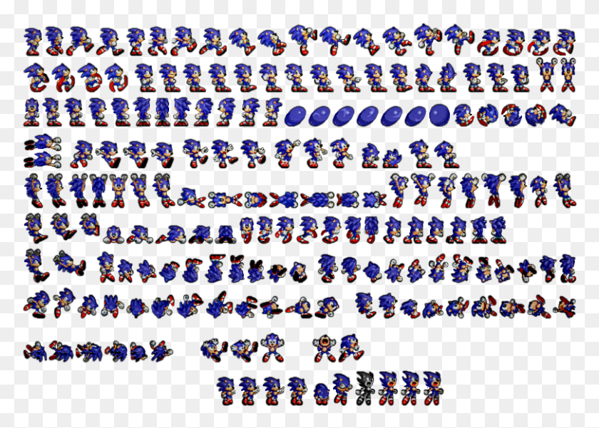810x562 Sonic 3 Sprite Sonic Battle Sprites, Person, Human, Text HD PNG Download