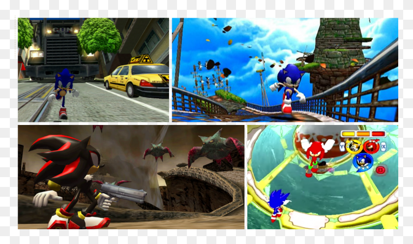 1357x759 Sonic Adventure Dreamcast Pc Game, Coche, Vehículo, Transporte Hd Png