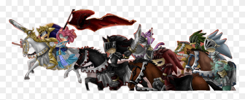 1024x372 Sonic And The Black Knight Sonic Gold Knight Amy Rose Sonic And The Black Knight, Horse, Mammal, Animal HD PNG Download
