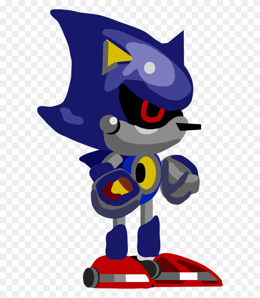 600x902 Sonic Art By Metal Sonic Vector, Poster, Advertisement, Graphics HD PNG Download