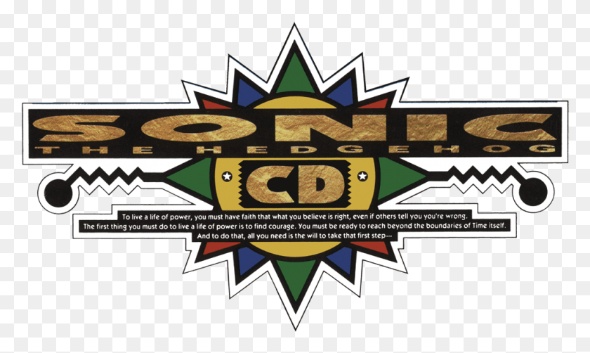 980x556 Sonic Cd Artwork Sonic Cd Sega Cd Jap, Label, Text, Poster HD PNG Download