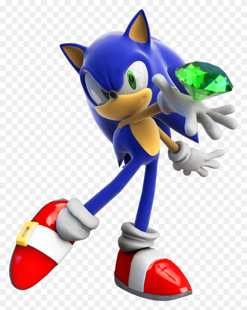 1244x1583 Sonic Chaos Emerald Figurine, Toy, Super Mario, Mascot HD PNG Download