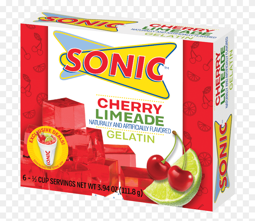 707x668 Sonic Cherry Limeade Gelatin Sonic Drive, Food, Meal, Beverage HD PNG Download