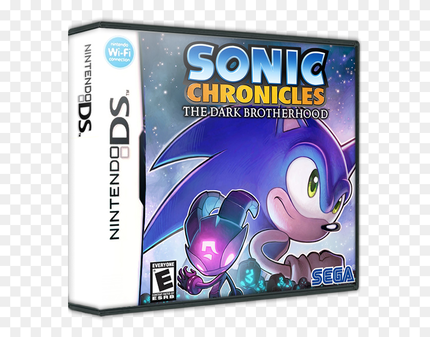 576x599 Descargar Png Sonic Chronicles, Nintendo Ds, Sonic Chronicles, La Hermandad Oscura, Dvd, Disco, Ratón Hd Png