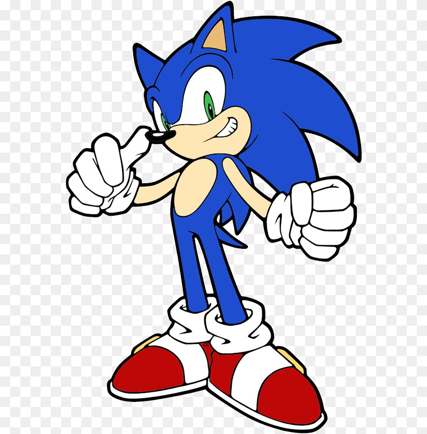 Sonic Clipart, Cartoon PNG