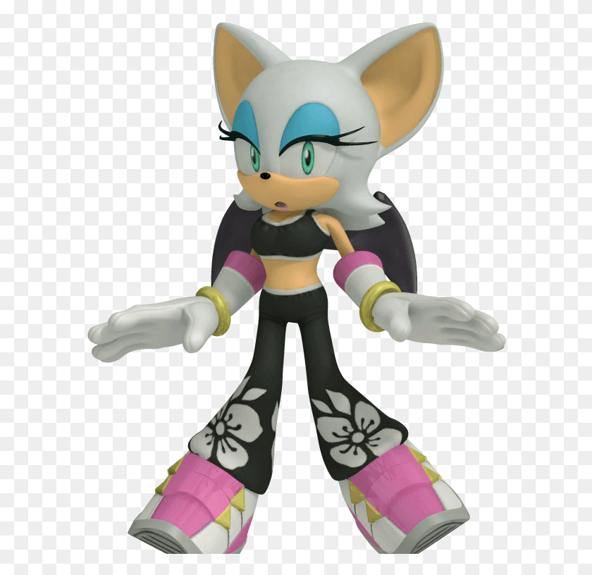 596x756 Sonic Free Riders Surprised Rouge Sonic Free Riders, Toy, Doll, Figurine HD PNG Download