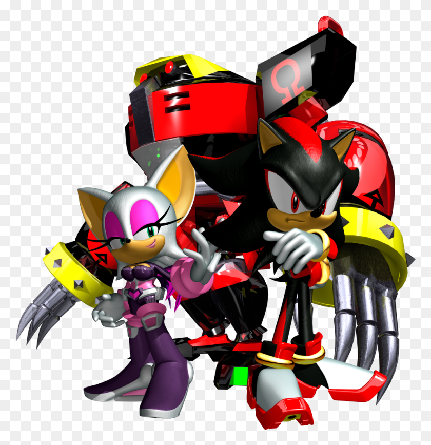 953x987 Sonic Heroes Team Dark, Toy, Clothing, Apparel HD PNG Download