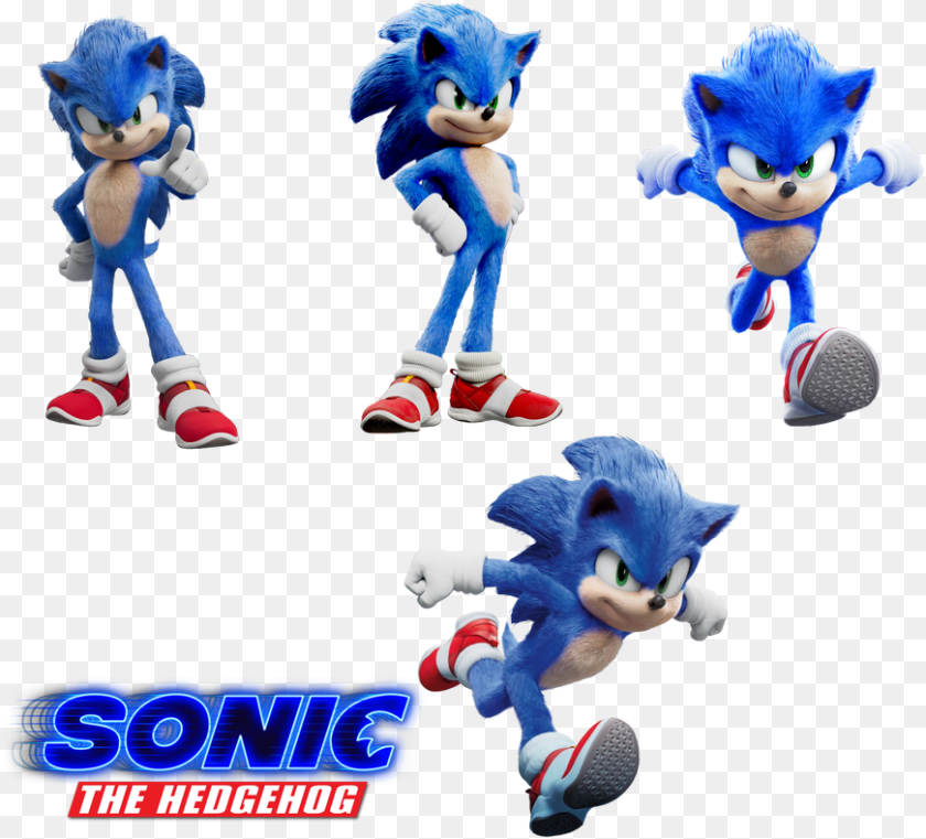 871x789 Sonic Movie 2020 Render, Toy, Clothing, Footwear, Shoe Transparent PNG