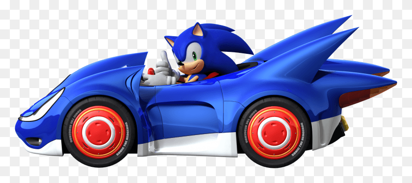 4272x1721 Sonic Novo Sonic Carro HD PNG Download