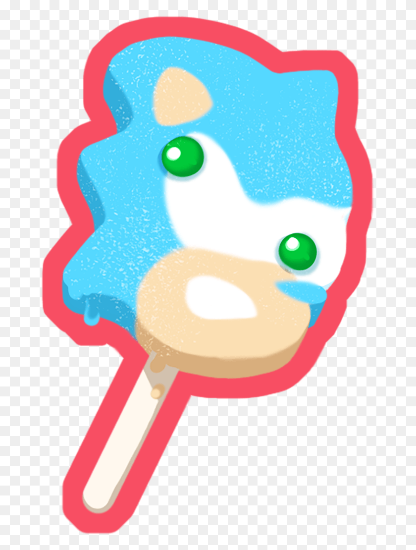 675x1050 Sonic Popsicle Sticker Cartoon, Rattle, Rubber Eraser, Ice Pop HD PNG Download