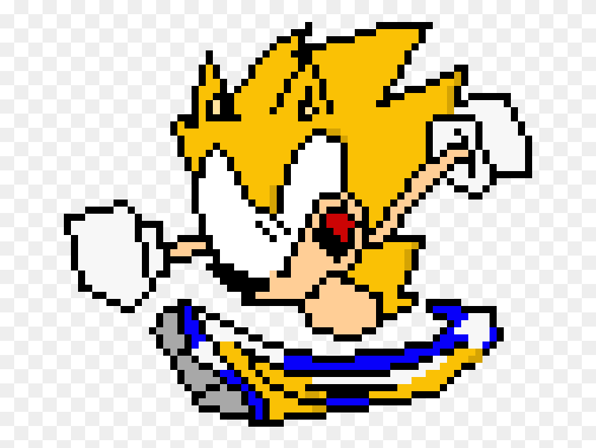 661x571 Sonic Running Original By Heavy Daddy Pixel Art Sonic Cool, Rug, Super Mario, Pac Man HD PNG Download