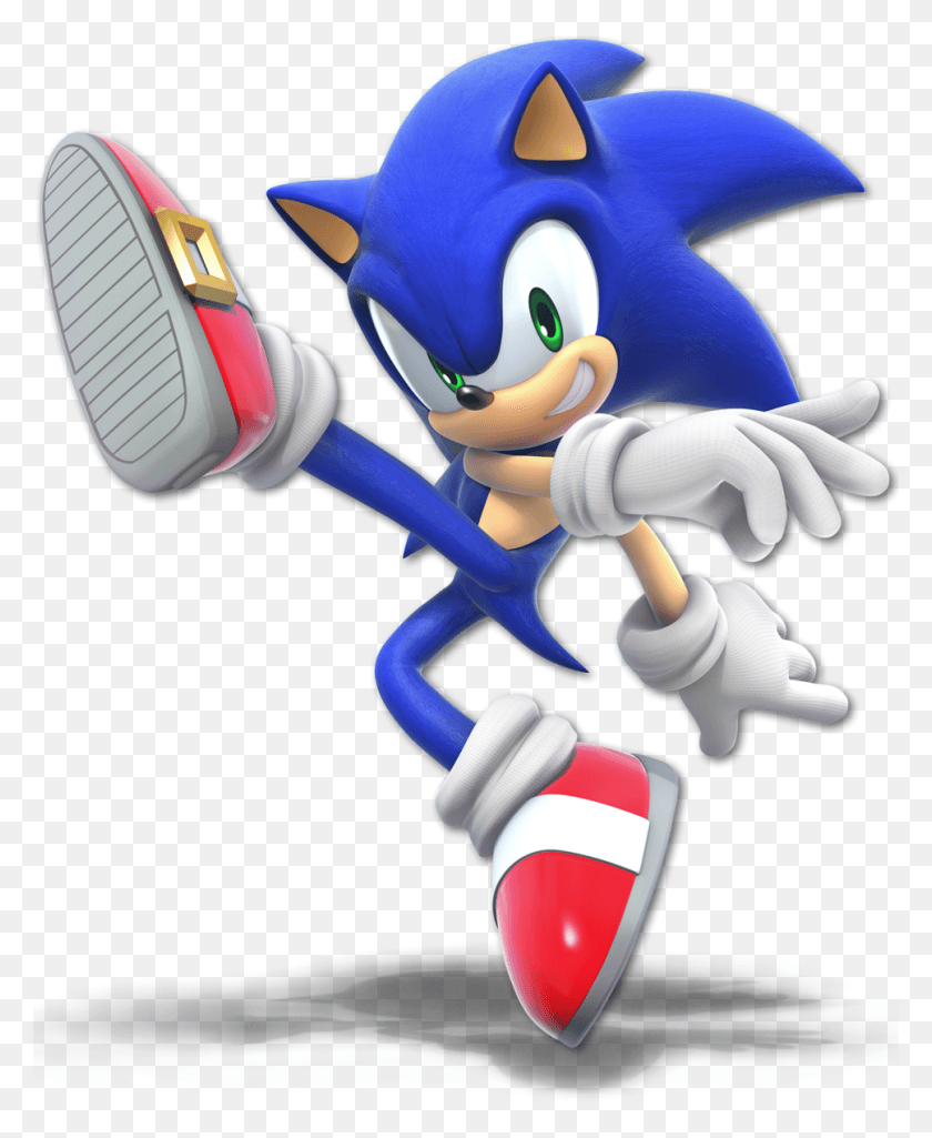 968x1198 Sonic Ssbu Super Smash Bros Ultimate Sonic Render, Toy, Electronics, Video Gaming HD PNG Download