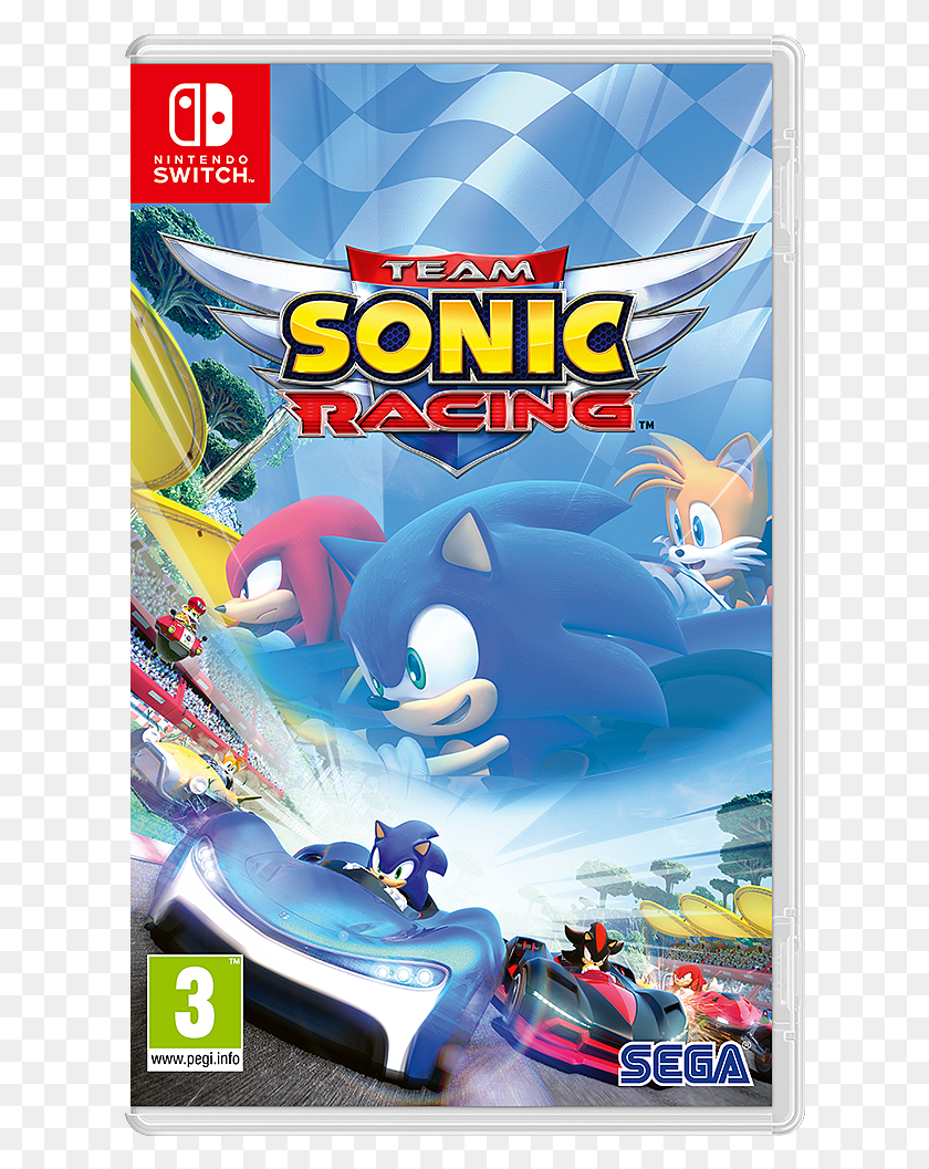 616x997 Sonic Team Racing Switch, Coche, Vehículo, Transporte Hd Png