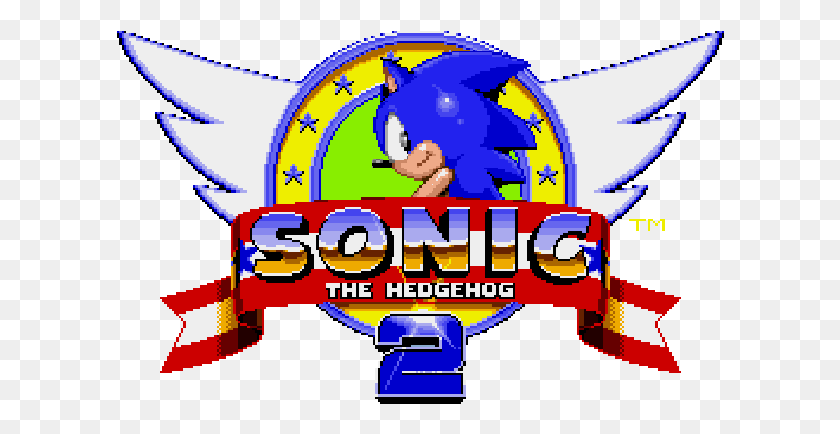 608x374 Sonic The Hedgehog 2 Classic Messages Sticker 3 Sonic The Hedgehog 1991 Logo, Graphics, Symbol HD PNG Download