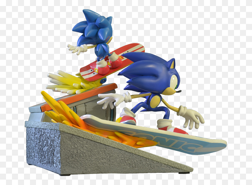 675x558 Sonic The Hedgehog Action Figure, Toy, Inflatable HD PNG Download
