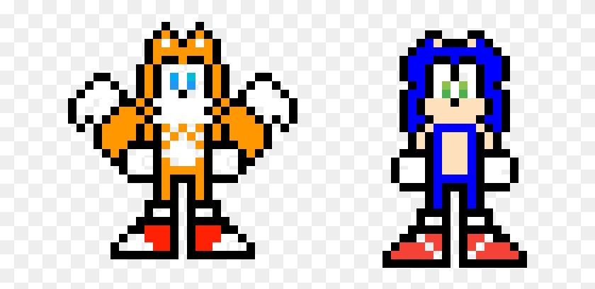 649x349 Sonic The Hedgehog And Miles Prower Cartoon, Pac Man, Super Mario HD PNG Download