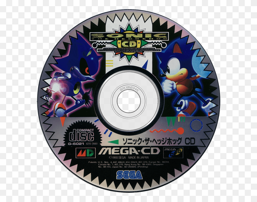 600x600 Sonic The Hedgehog Cd Sonic Cd Cover Cd, Disk, Dvd, Poster HD PNG Download