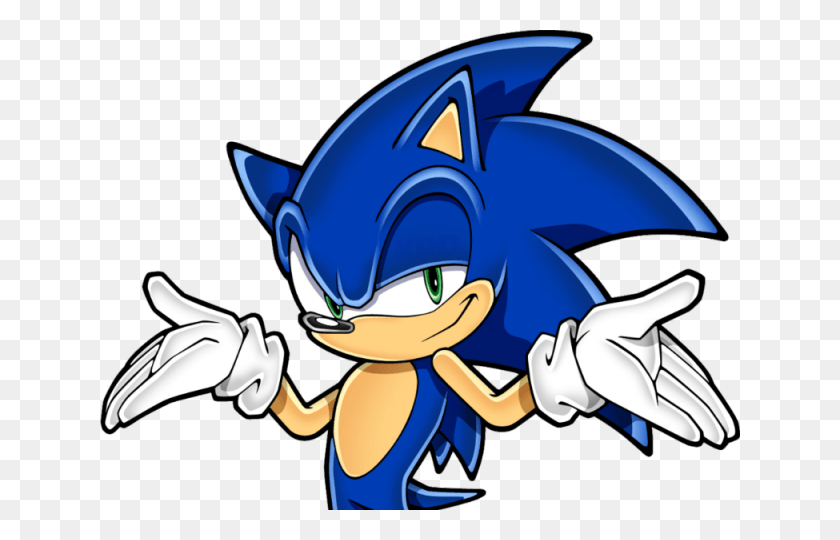 640x480 Sonic The Hedgehog Clipart Sonic Head Sonic Don T Care, Helmet, Clothing, Apparel HD PNG Download