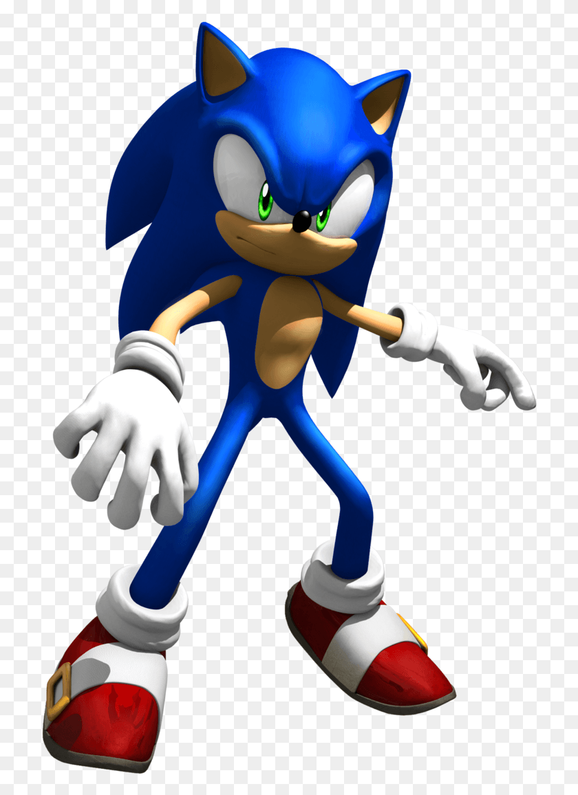 720x1096 Sonic The Hedgehog Clipart Spiderman Sonic The Hedgehog 06 Render, Toy, Figurine HD PNG Download