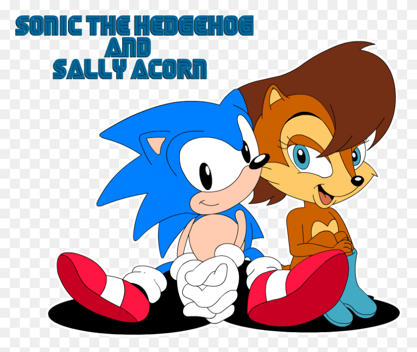 787x655 Sonic The Hedgehog Sega Sally Acorn Princess Photo Cartoon, Graphics, Advertisement HD PNG Download