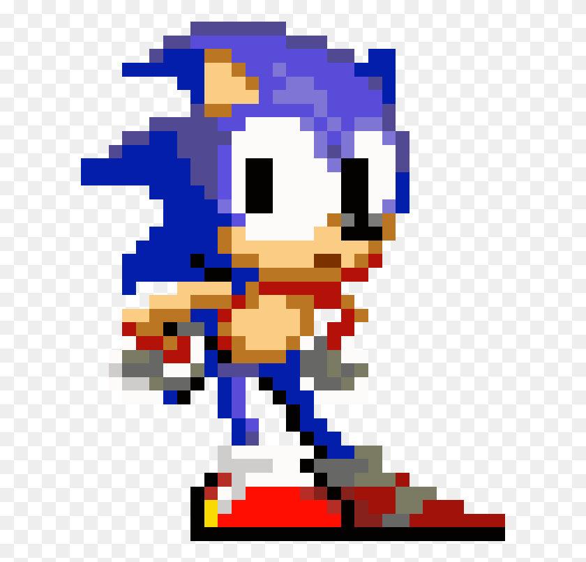 609x746 Descargar Png Sonic The Hedgehog Sonic Mania Videojuego Sonic 1 Pixel Art, Graphics, Rug Hd Png
