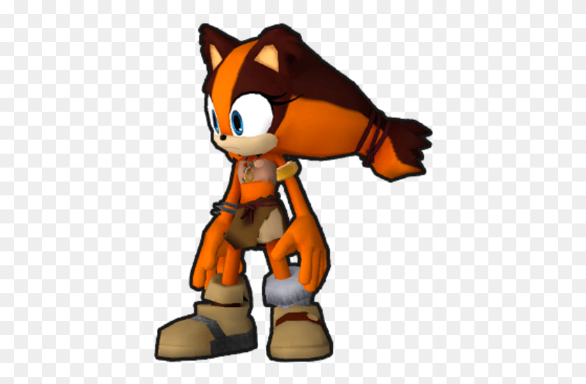 402x490 Sonic The Hedgehog Sticks The Badger Sprite, Toy, Figurine HD PNG Download