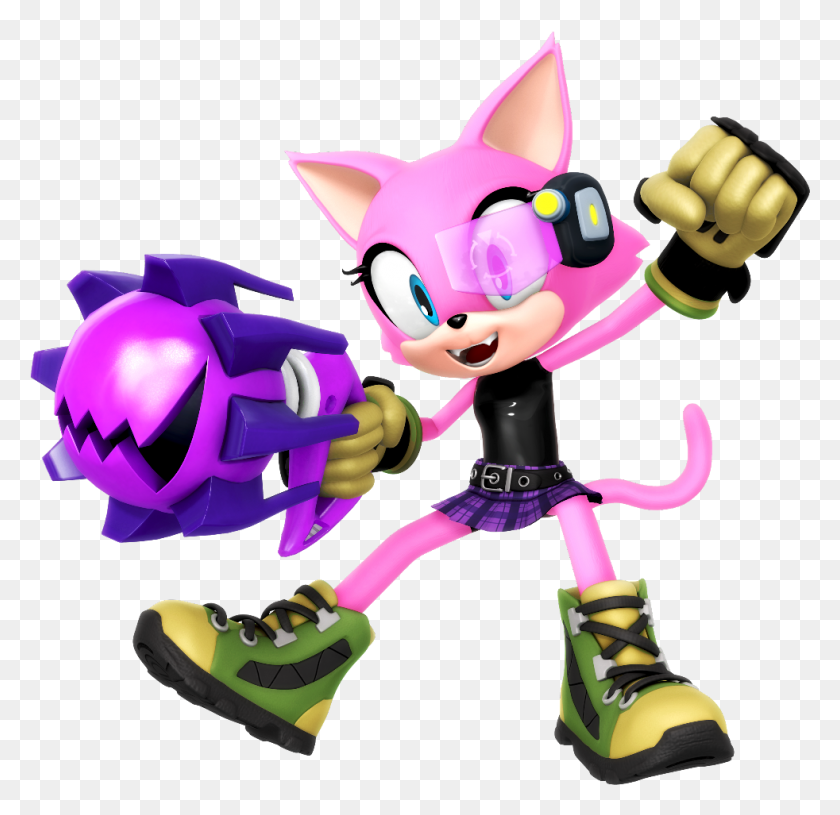 982x951 Sonicforces Sonicforces Персонаж Fuchsiathecat Freetoedit Sonic Forces Avatar Cat, Игрушка, Одежда, Одежда Hd Png Скачать