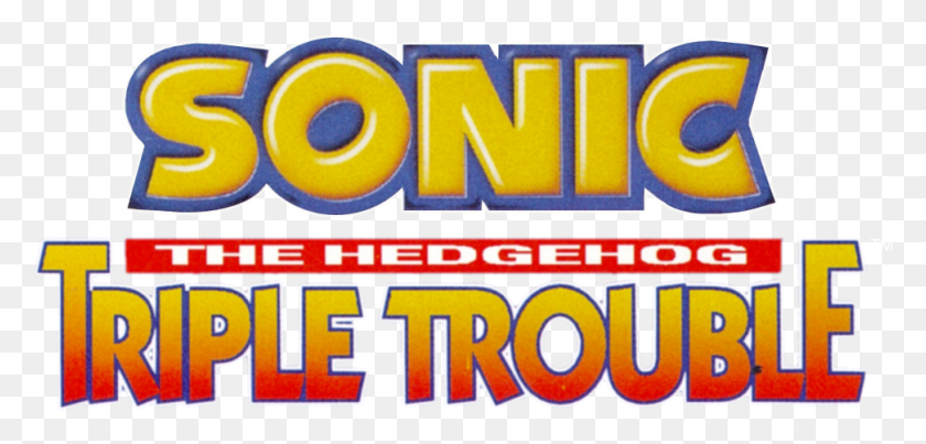 972x428 Sonictripletrouble Logo Sonic The Hedgehog, Food, Sweets, Confectionery HD PNG Download