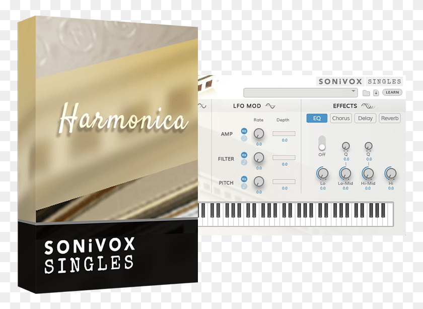 772x553 Sonivox Harmonica, Электроника, Клавиатура, Экран Hd Png Скачать