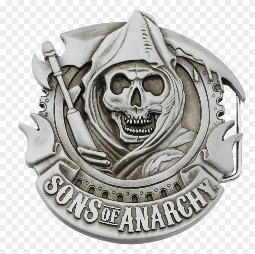878x875 Sons Of Anarchy Logo Badge, Symbol, Trademark, Emblem HD PNG Download