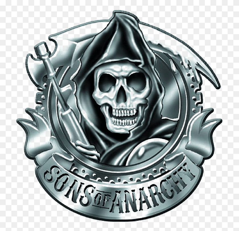 743x751 Sons Of Anarchy Sons Of Anarchy 3d, Logo, Symbol, Trademark HD PNG Download