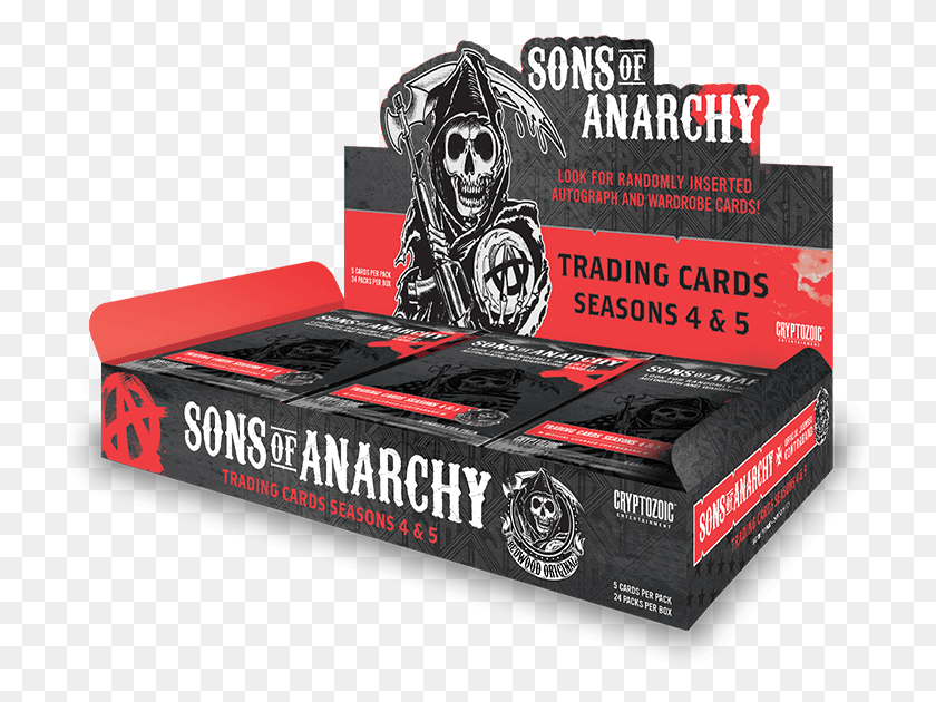 726x570 Descargar Pngsons Of Anarchy Trading Cards Seasons Auriculares De 4 Amp, Arma, Armamento, Texto Hd Png