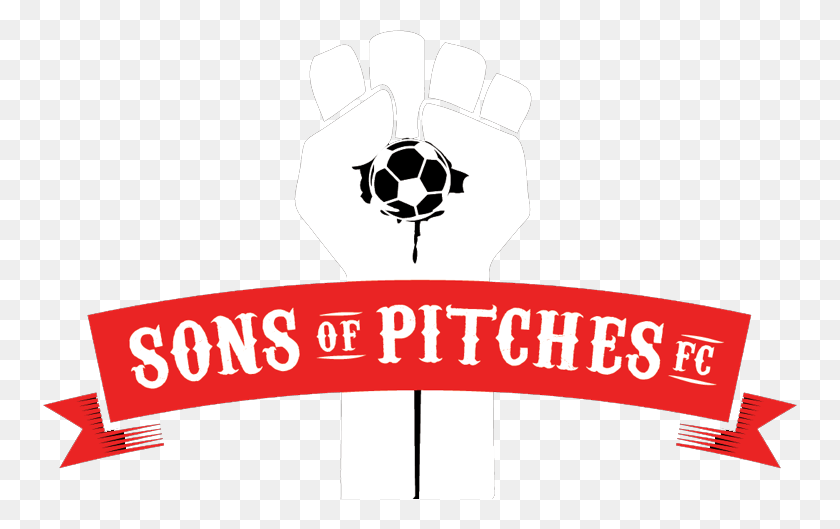 754x469 Sons Of Pitches Fc Logo Graphic Design, Hand, Fist HD PNG Download