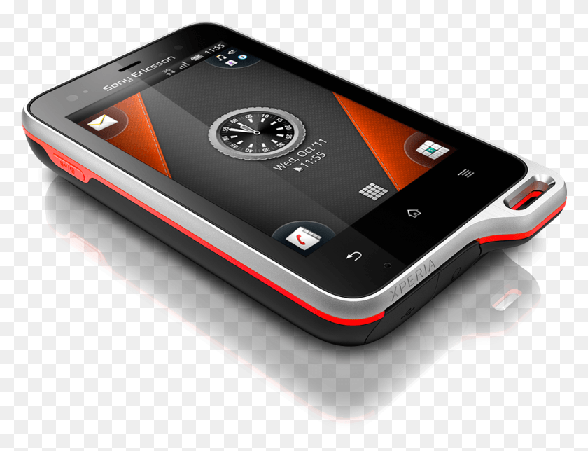 1001x750 Sony Ericsson Xperia Active Delayed In Uk Sony Ericsson Xperia Active, Mobile Phone, Phone, Electronics HD PNG Download