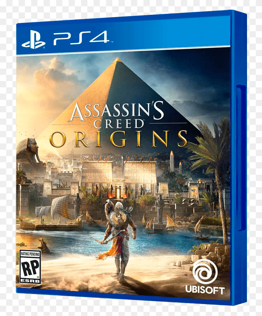 744x953 Sony Playstation 4 Slim 1tb Playhits Farcry 5 Assasins Assassins Creed Origins, Poster, Advertisement, Person HD PNG Download