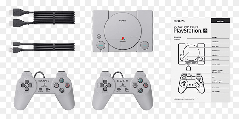 1125x519 Sony Playstation Classic Sony Scph 1000r Playstation Classic Giochi, Electronics, Joystick, Bicycle HD PNG Download