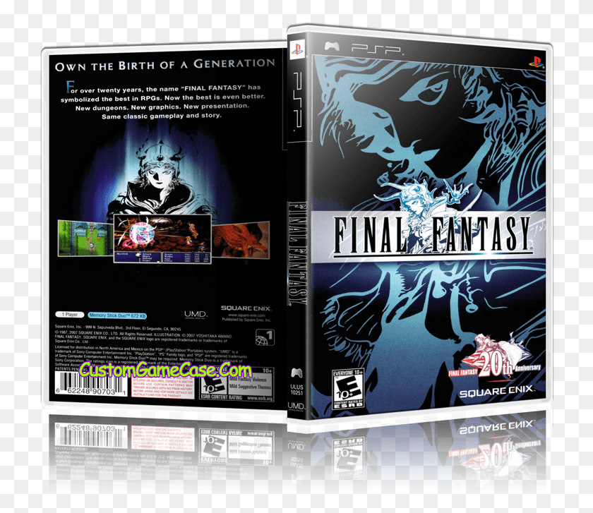 730x667 Descargar Png Sony Playstation Portable Psp Final Fantasy 1 Psp Cover Hd Png