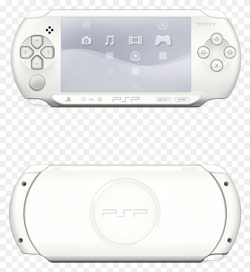 1076x1177 Sony Psp E1004 Console White Playstation Portable, Mobile Phone, Phone, Electronics HD PNG Download
