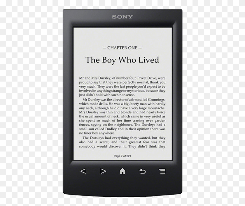413x647 Sony Reader, Computer, Electronics, Text HD PNG Download