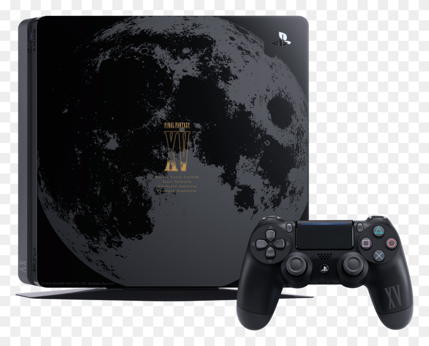 1417x1123 Sony Unveils Limited Deluxe Edition Final Fantasy Xv Ps4 Slim Final Fantasy Xv, Video Gaming, Electronics, Camera HD PNG Download