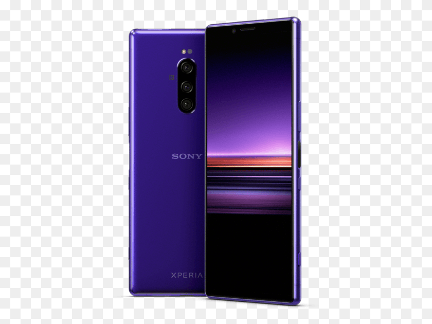 421x570 Descargar Png Sony Xperia 1 Purple, Teléfono Móvil, Electrónica Hd Png