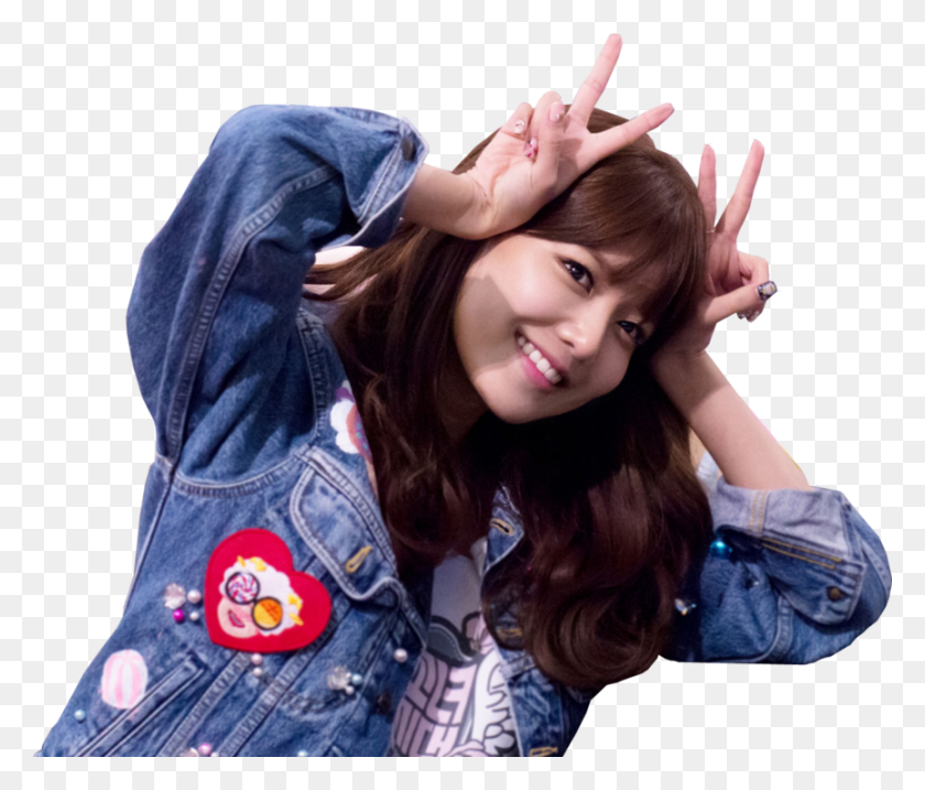 865x729 Sooyoung Sticker Sooyoung Cute, Person, Human, Finger HD PNG Download