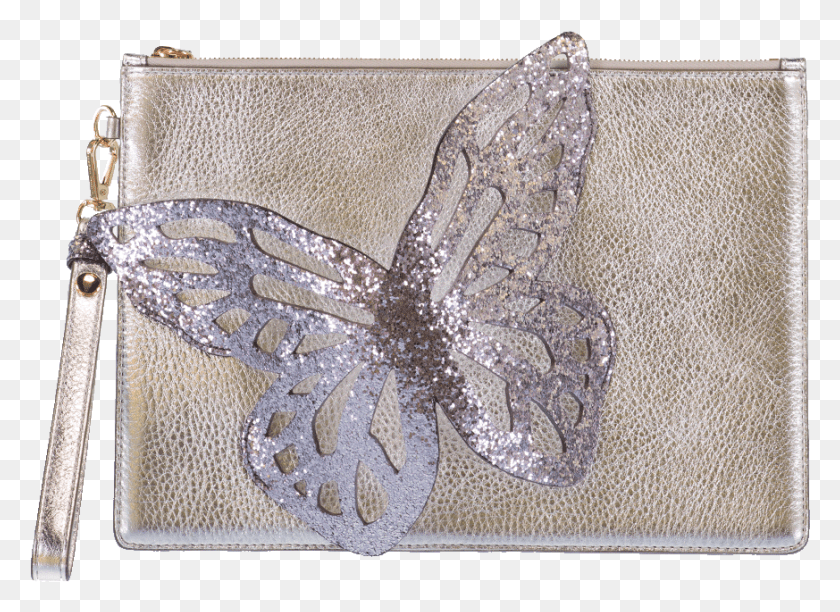 873x618 Sophia Webster Flossy Glitter Butterfly Pochette Clutch Wallet, Home Decor, Purse, Handbag HD PNG Download