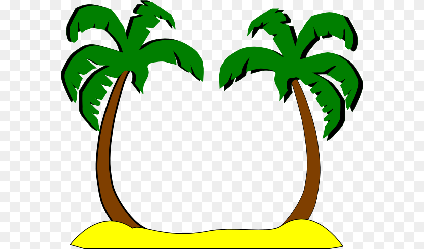 600x494 Sophies Palm Trees Clip Art For Web, Palm Tree, Tree, Plant, Vegetation Transparent PNG