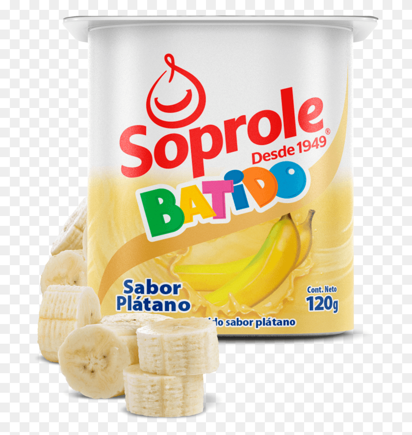 704x826 Soprole Yoghurt Batido Sabor Pltano Yogurt De Platano Soprole, Plant, Fruit, Food HD PNG Download