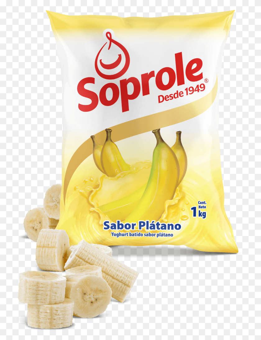 738x1035 Soprole Yoghurt Sabor Pltano 1l Banana, Food, Butter, Dairy HD PNG Download