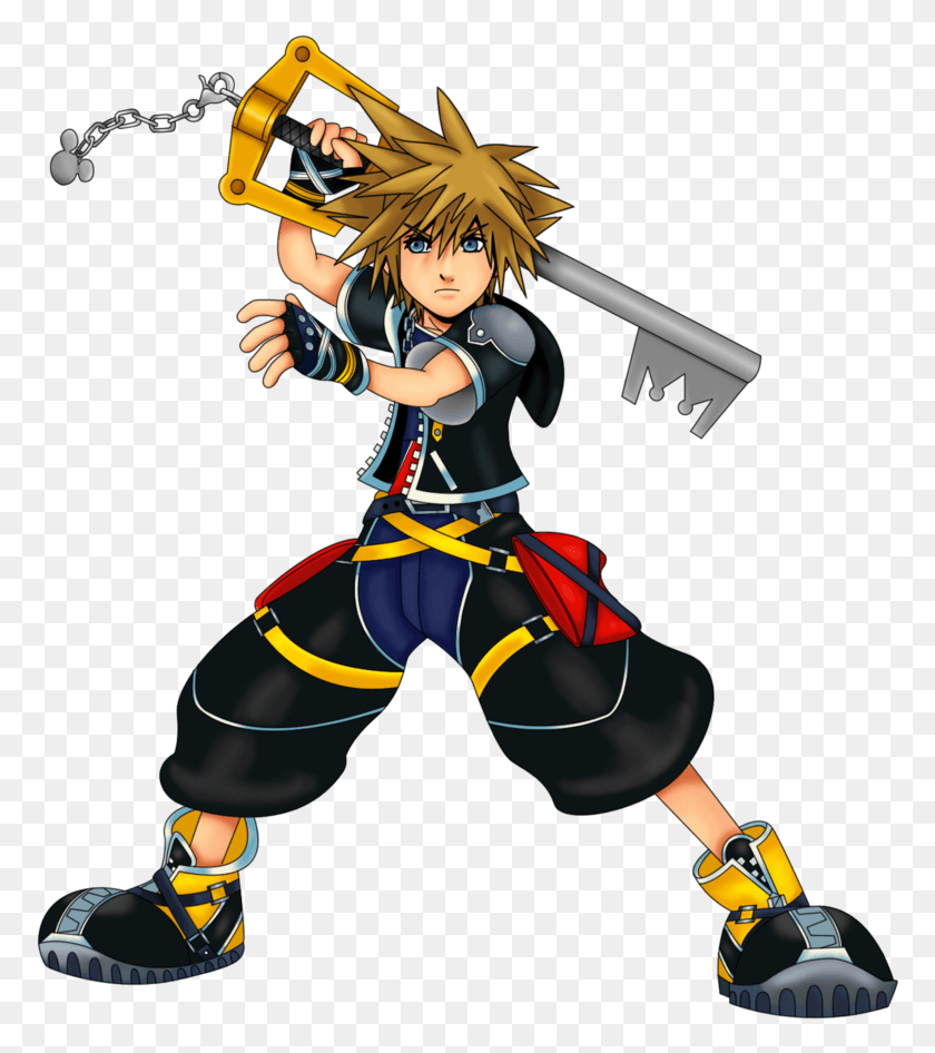 776x886 Sora Kingdom Hearts Kingdom Hearts 2 Sora Art, Person, Human, Clothing HD PNG Download